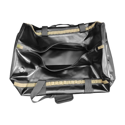 TPU Outdoor Wodoodporna sucha torba sportowa 120L Czarny kolor na kemping